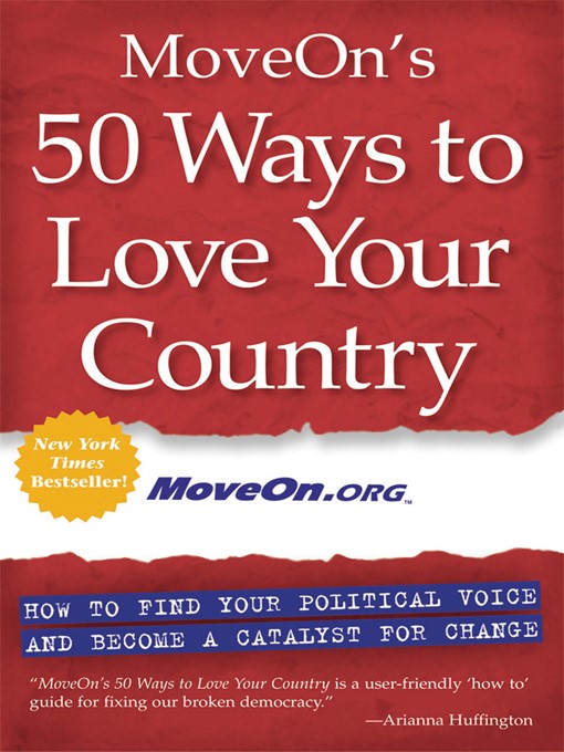 Title details for Move On's 50 Ways to Love Your Country by Moveon.org - Available